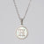 Simple Style Letter Stainless Steel Polishing Plating Shell Pendant Necklace