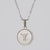 Simple Style Letter Stainless Steel Polishing Plating Shell Pendant Necklace