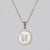 Simple Style Letter Stainless Steel Polishing Plating Shell Pendant Necklace