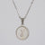 Simple Style Letter Stainless Steel Polishing Plating Shell Pendant Necklace