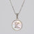 Simple Style Letter Stainless Steel Polishing Plating Shell Pendant Necklace