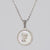 Simple Style Letter Stainless Steel Polishing Plating Shell Pendant Necklace