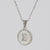 Simple Style Letter Stainless Steel Polishing Plating Shell Pendant Necklace