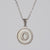 Simple Style Letter Stainless Steel Polishing Plating Shell Pendant Necklace