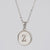 Simple Style Letter Stainless Steel Polishing Plating Shell Pendant Necklace