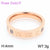 Simple Style Letter Stainless Steel Polishing Zircon Rings 1 Piece