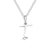 Simple Style Letter Stainless Steel Titanium Steel Plating Pendant Necklace