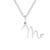 Simple Style Letter Stainless Steel Titanium Steel Plating Pendant Necklace