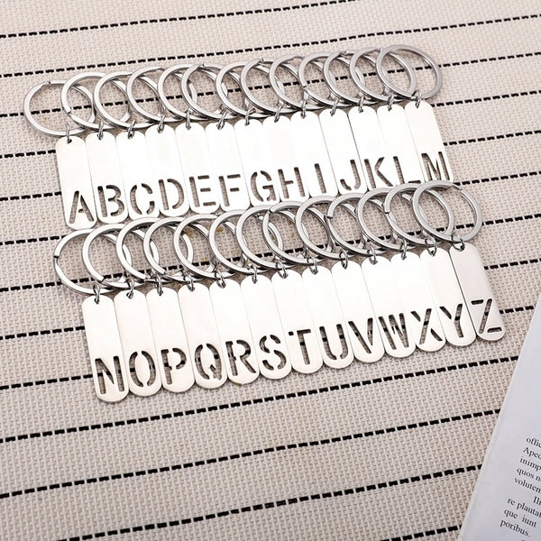 Simple Style Letter Stainless Steel Unisex Bag Pendant Keychain