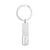 Simple Style Letter Stainless Steel Unisex Bag Pendant Keychain