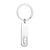 Simple Style Letter Stainless Steel Unisex Bag Pendant Keychain