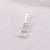 Simple Style Letter Sterling Silver Plating Inlay Zircon Charms Jewelry Accessories