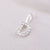 Simple Style Letter Sterling Silver Plating Inlay Zircon Charms Jewelry Accessories