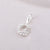 Simple Style Letter Sterling Silver Plating Inlay Zircon Charms Jewelry Accessories