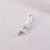 Simple Style Letter Sterling Silver Plating Inlay Zircon Charms Jewelry Accessories