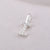 Simple Style Letter Sterling Silver Plating Inlay Zircon Charms Jewelry Accessories