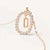 Simple Style Letter Sterling Silver Plating Inlay Zircon Gold Plated Pendant Necklace