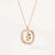 Simple Style Letter Sterling Silver Plating Inlay Zircon Gold Plated Pendant Necklace