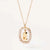 Simple Style Letter Sterling Silver Plating Inlay Zircon Gold Plated Pendant Necklace