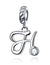 Simple Style Letter Sterling Silver Plating Inlay Zircon White Gold Plated Jewelry Accessories