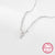 Simple Style Letter Sterling Silver Plating Inlay Zircon White Gold Plated Pendant Necklace