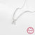 Simple Style Letter Sterling Silver Plating Inlay Zircon White Gold Plated Pendant Necklace