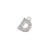 Simple Style Letter Sterling Silver Zircon Rose Gold Plated Charms