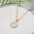 Simple Style Letter Titanium Steel Plating Inlaid Shell Necklace