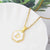 Simple Style Letter Titanium Steel Plating Inlaid Shell Necklace