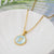 Simple Style Letter Titanium Steel Plating Inlaid Shell Necklace