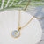 Simple Style Letter Titanium Steel Plating Inlaid Shell Necklace