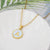 Simple Style Letter Titanium Steel Plating Inlaid Shell Necklace