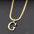 Simple Style Letter Titanium Steel Plating Necklace 1 Piece