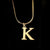 Simple Style Letter Titanium Steel Plating Necklace 1 Piece