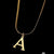 Simple Style Letter Titanium Steel Plating Necklace 1 Piece