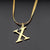 Simple Style Letter Titanium Steel Plating Necklace 1 Piece