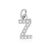 Simple Style Letter Zircon Copper Wholesale Charms Jewelry Accessories