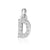 Simple Style Letter Zircon Copper Wholesale Charms Jewelry Accessories