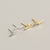 Simple Style Lightning Plating No Inlaid Earrings Ear Studs