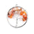 Simple Style Lucky Tree Natural Stone Agate Wholesale Pendants