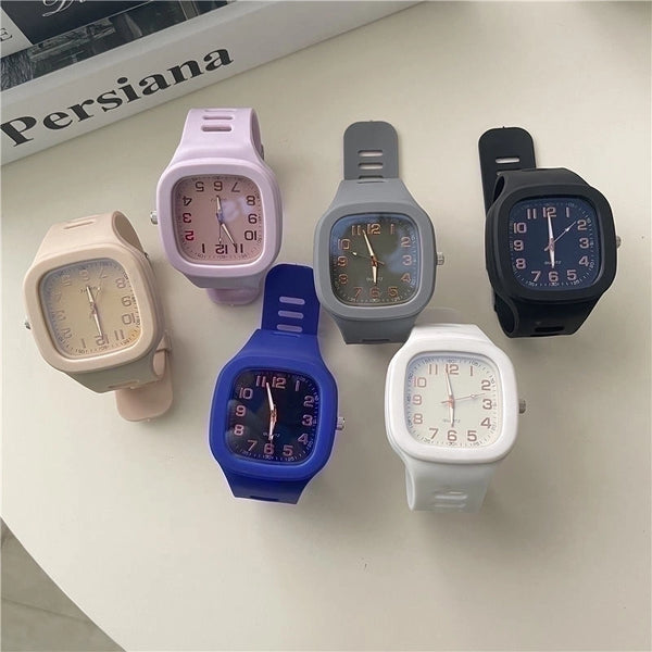 Minimalist Number Buckle Electronic Women's Watches