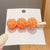 Simple Style Orange Arylic Patchwork Hair Clip