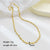 Simple Style Pig Nose Stainless Steel Plating Gold Plated Bracelets Necklace