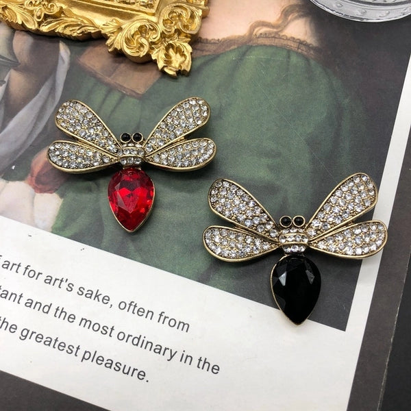 Minimalist Pin Alloy Inlay Rhinestones Women's Brooches