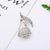 Simple Style Pin Animal Alloy Enamel Artificial Pearls Rhinestones Unisex Brooches