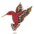 Simple Style Pin Animal Alloy Inlay Rhinestones Women's Brooches