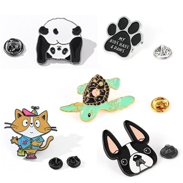 Simple Style Pin Animal Alloy Plating Women's Brooches