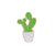 Simple Style Pin Cactus Alloy Enamel Metal Unisex Brooches