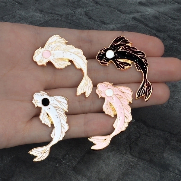 Simple Style Pin Fish Alloy Enamel Women'S Brooches