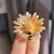 Simple Style Pin Flower Alloy Enamel Plating Women's Brooches